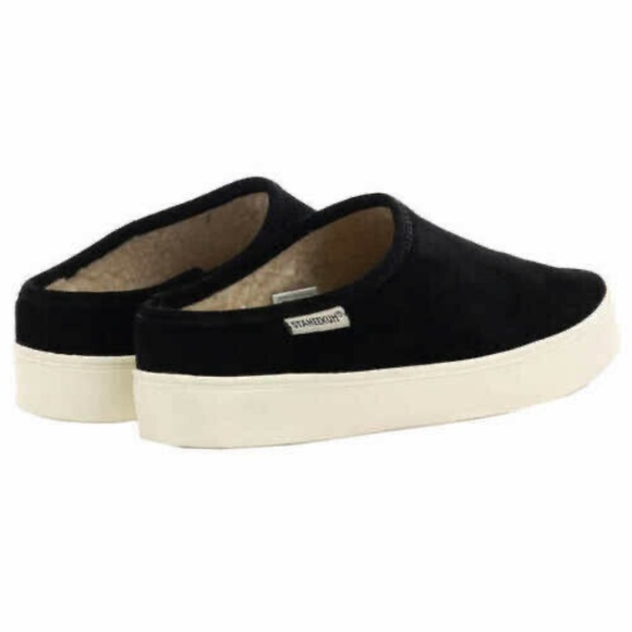 Staheekum Shoes - NEW Staheekum Women's Plush Lining Cascade Mule SUEDE BLACK SLIP ON SHOES NIB